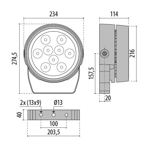 LED-Scheinwerfer 3107301