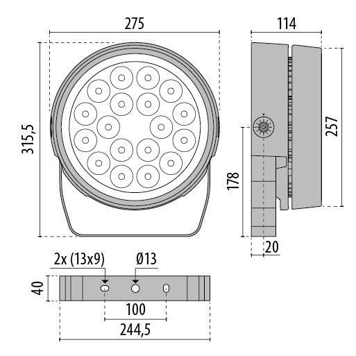 LED-Scheinwerfer 3107358