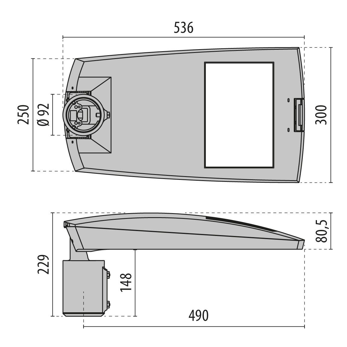 LED-Straßenleuchte 3106104