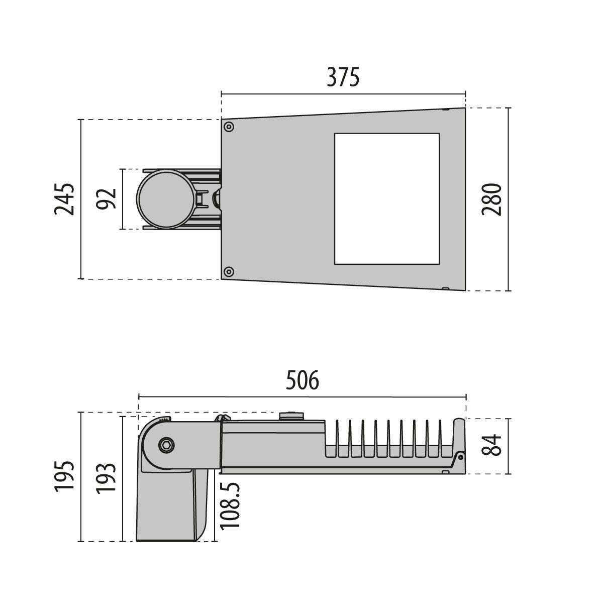 LED-Straßenleuchte 3112850