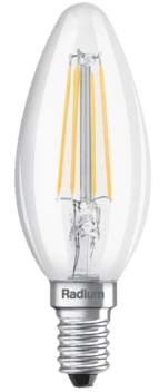 LED-Kerzenlampe RL-C60 827/C/E14 FIL