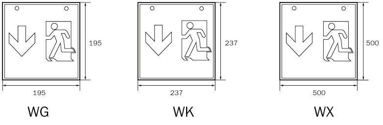 Rettungszeichenleuchte WKD018WL