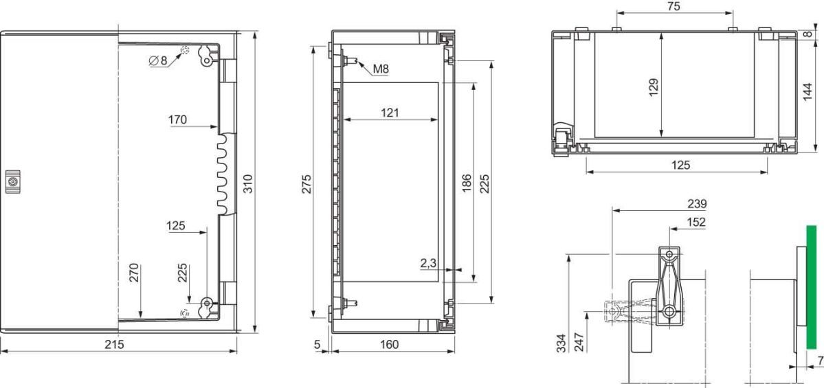 Wandschrank NSYPLM32G