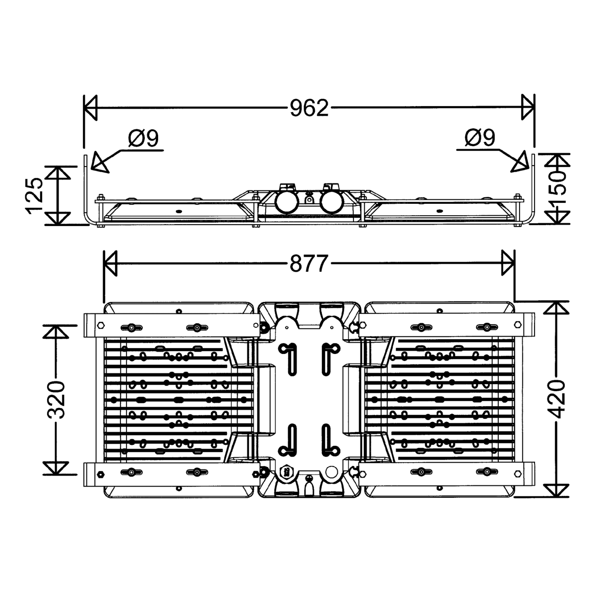 LED-Hallenstrahler 3302 L420 V