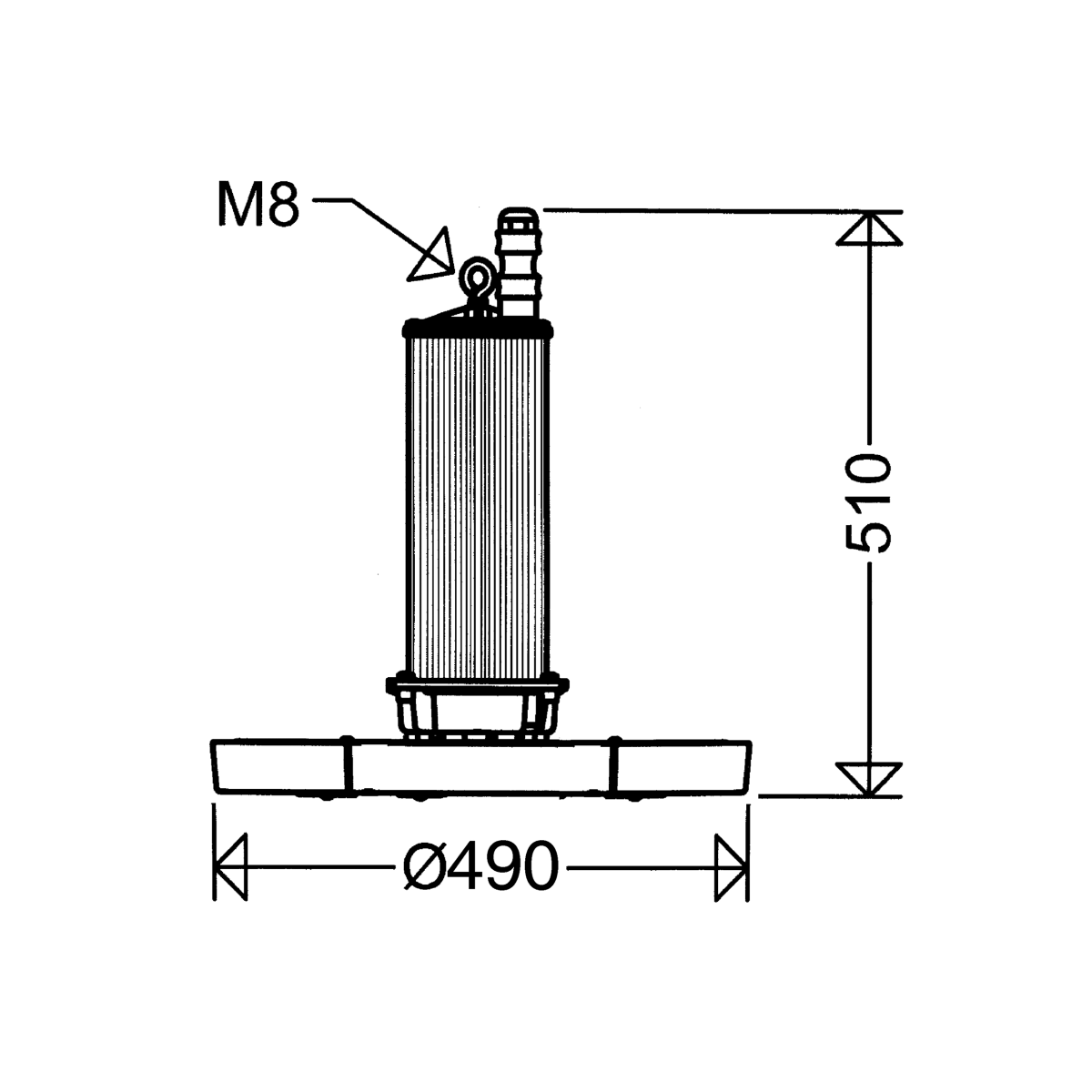 LED-Hallenstrahler 3403 L260TB