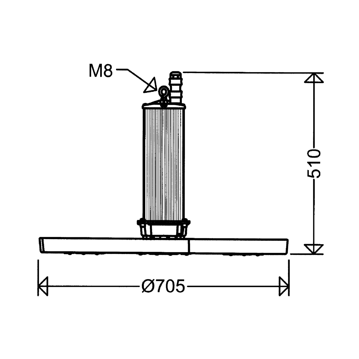 LED-Hallenstrahler 3405 L340B