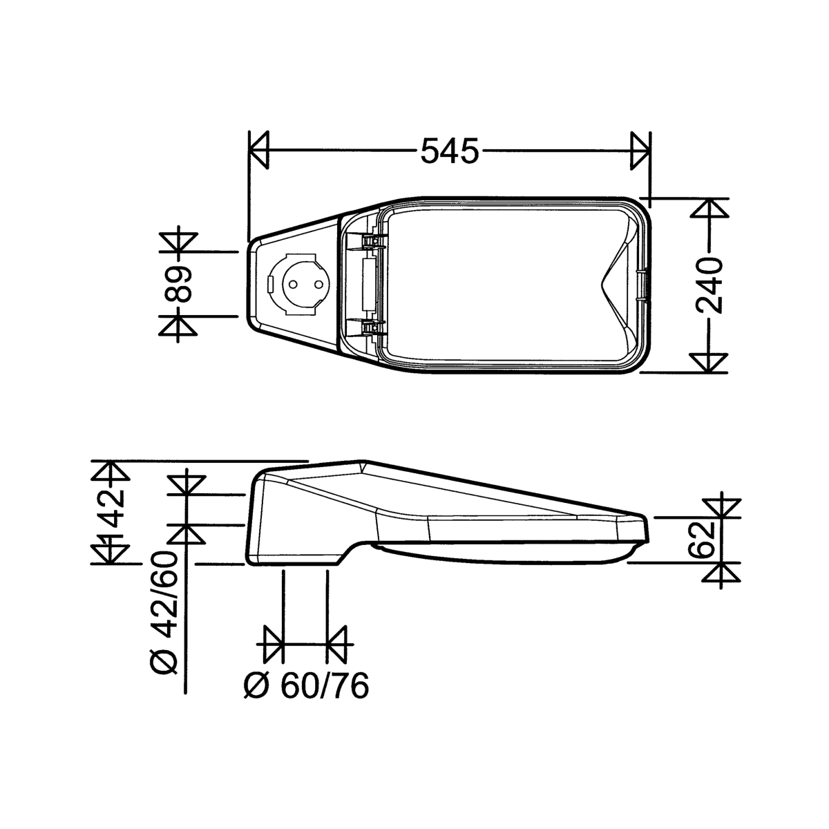 LED-Mastleuchte 42AL L50 NFC