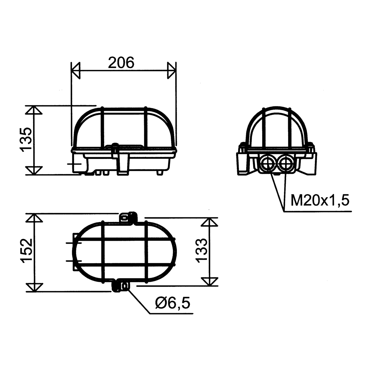 LED-Ovalleuchte 3610 L04