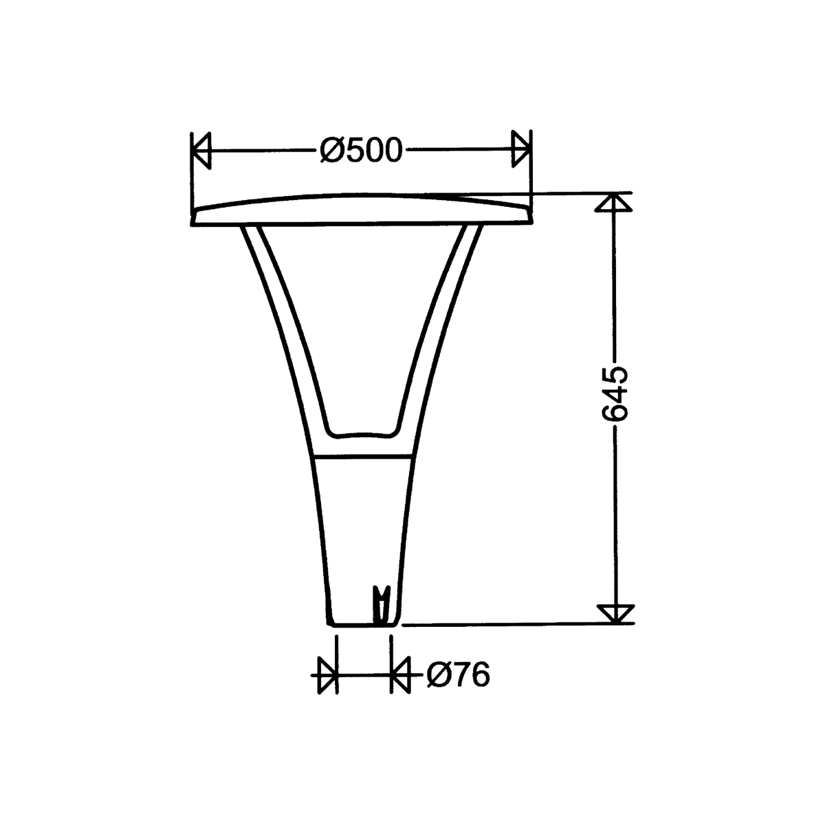 LED-Pilzleuchte 544 0803R