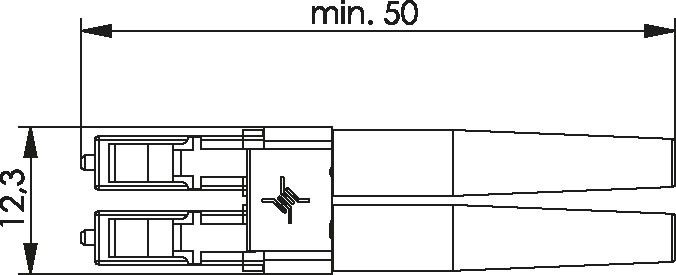 LC Duplex Stecker 100007122
