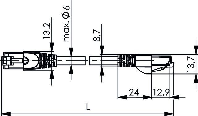 Patchkabel-LSZH 100008507