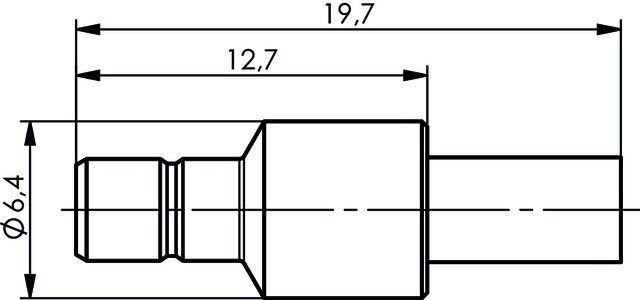 SMB-Kabelstecker cr/cr AU J01160A0401