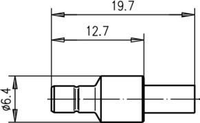 SMB-Kabelstecker cr/cr AU J01160A0471