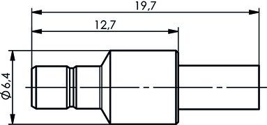 SMB-Kabelstecker cr/cr AU J01160A0471