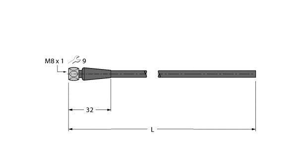 Anschlussleitung PKGH3M-20/TFE