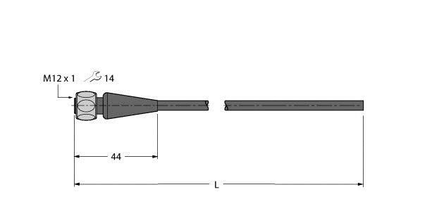 Anschlussleitung RKH4.4-25/TFG