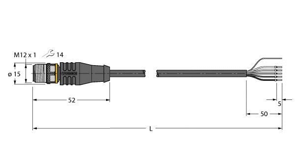 Anschlussleitung RSS4.5T-10/TXL