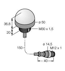 LED-Anzeige K50LRGY6PQP