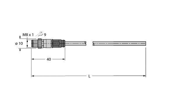 Leitung für Industrial PSGS4M-4414-10M