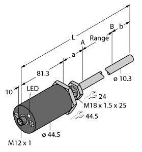 Linearwegsensensor LTX125M-F #1540276