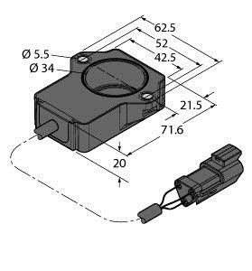 Miniatur Drehgeber RI90P1-QR #100000183