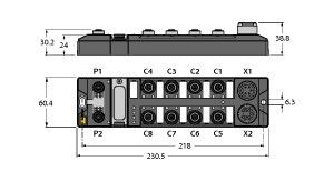 Multiprotokoll-I/O-Modul TBEN-L1-16DXP