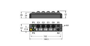 Multiprotokoll-I/O-Modul TBEN-S2-4AO