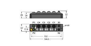 Multiprotokoll I/O- Modul TBEN-S2-4IOL