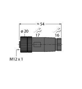 Rundsteckverbinder B8141-0/PG9