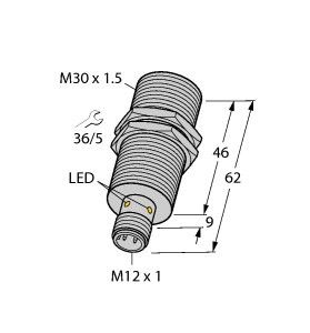 Sensor BI15U-EM3 #1634855