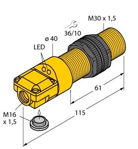 Sensor NI15-P30SR-FZ3X2