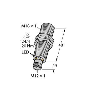 Ultraschallsensor RU100LM18MUP8X2H1151