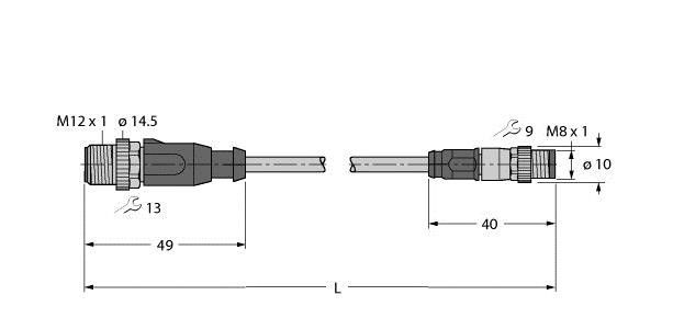 Verbindungsleitung RSSD-PSGS4M-4414-10M