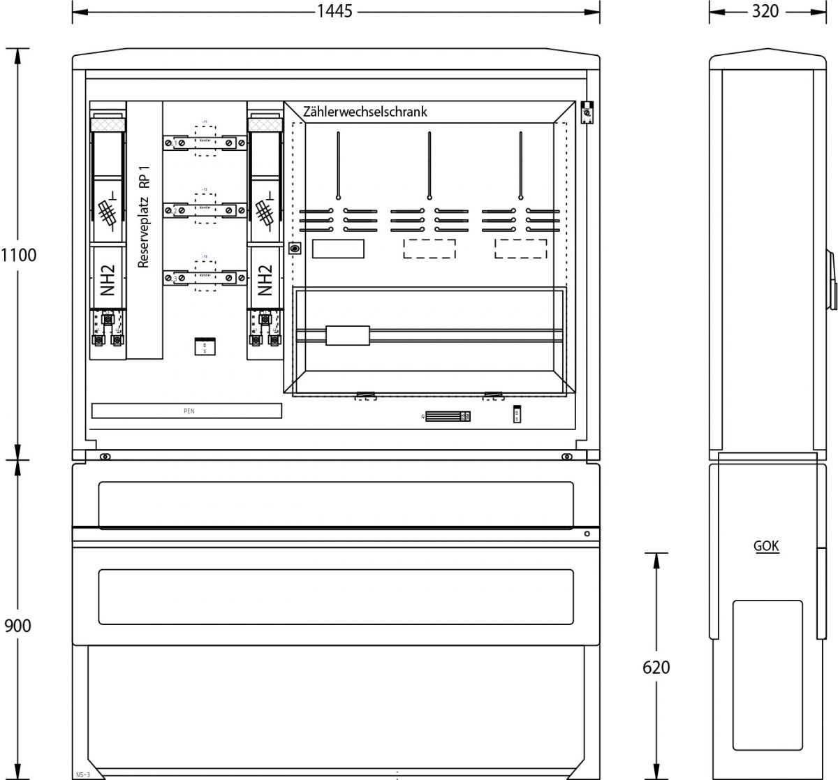 Wandlermessung WM-ZWS-250A WEMAG