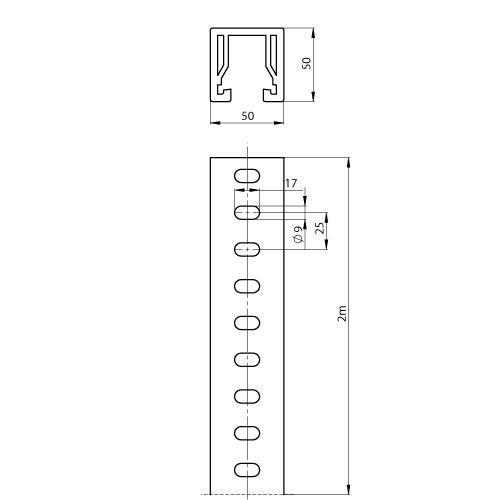 Tragschiene 60204-48