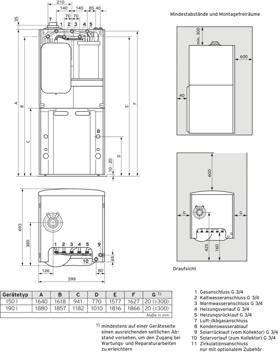 Kompaktgerät Brennwert VSC S 146/4-5 150 LL