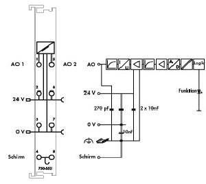 Analog Ausgangsklemme 750-552