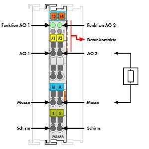 Analog Ausgangsklemme 750-556