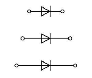 Dreistock-Diodenklemme 2002-3212/1000-674