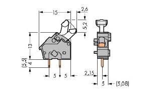 Einzelklemme 256-401