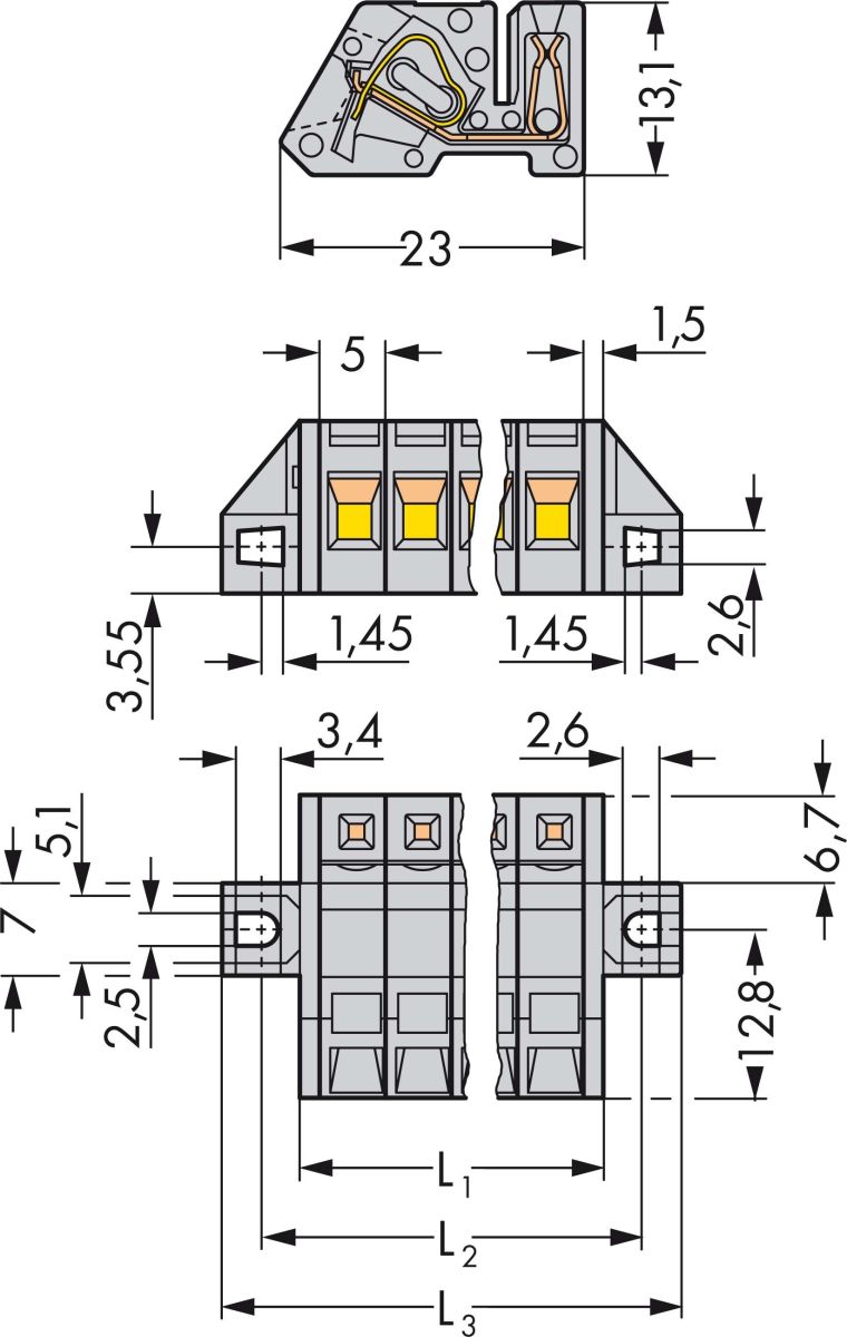 Federleiste 731-520/031-000