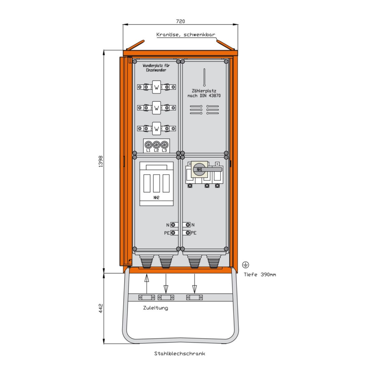 Anschlussschrank WA0031E