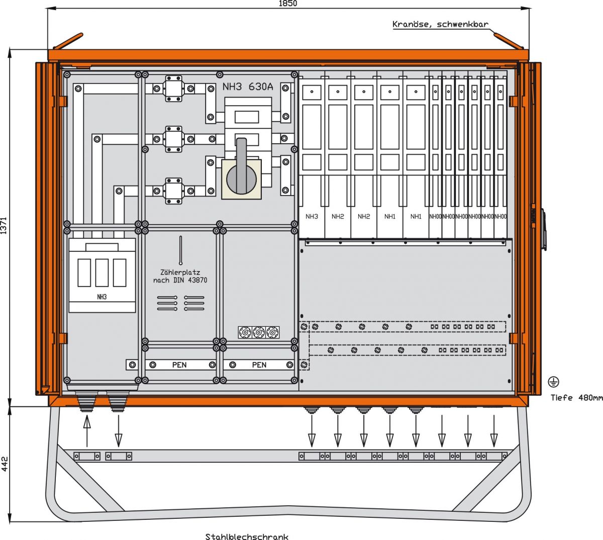 Anschlussschrank WA0065