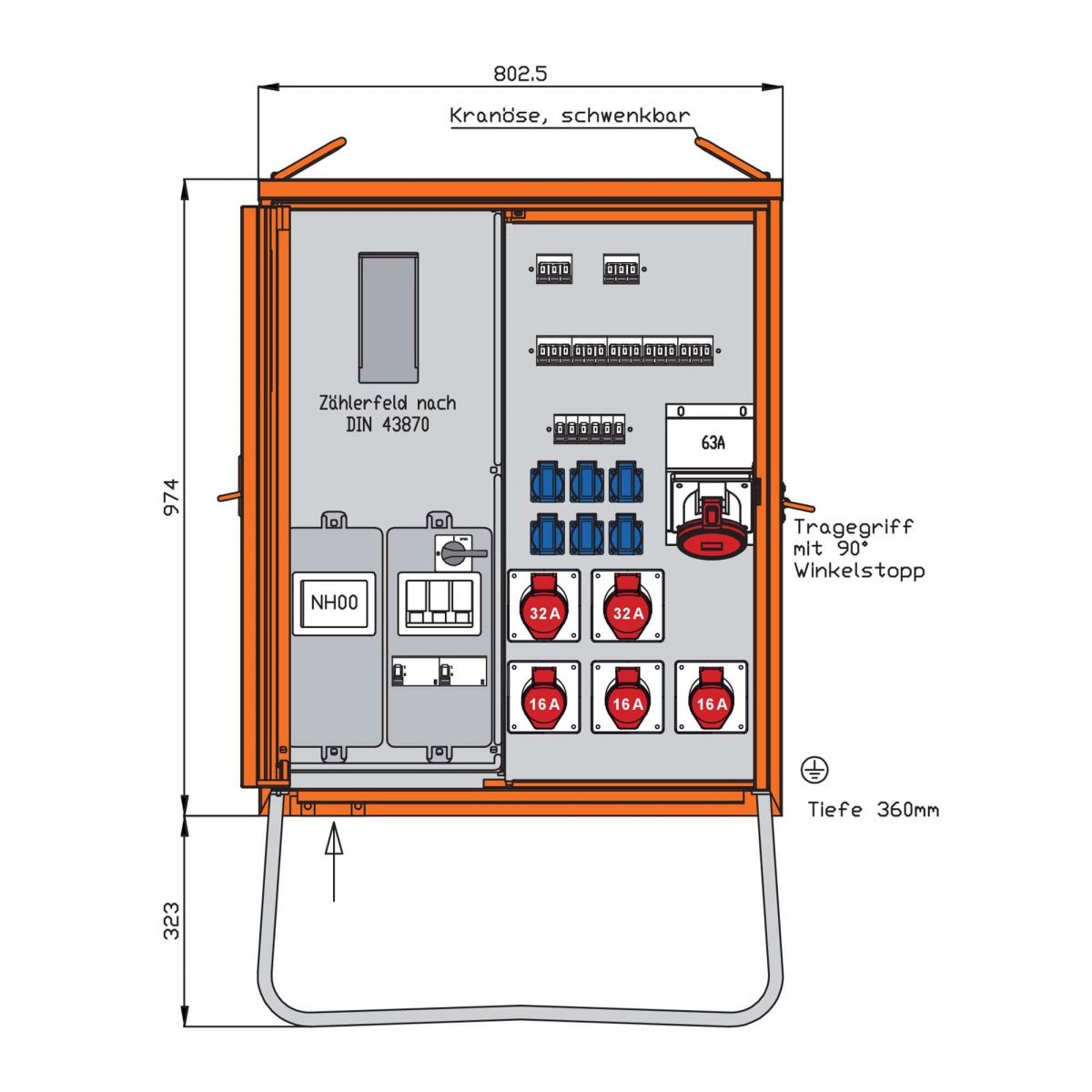 Anschlussverteilerschrank WAV0179R1