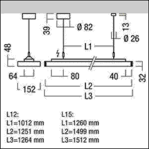 LED-Anbau-u.Pendelleuchte ECOOS2SLIM #42939100