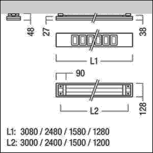 LED-Anbauleuchte CLEVO MSC #42187240