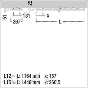 LED-Anbauleuchte LF3 A 3400 #42934496