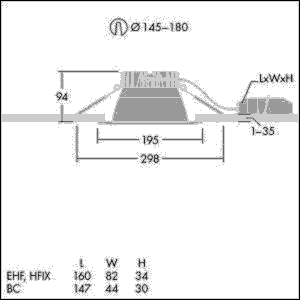 LED-Downlight CETUS3 M LCS EHF RWH