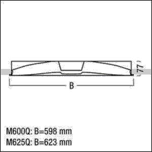 LED-Einbauleuchte M600 MLevo EA #42939377