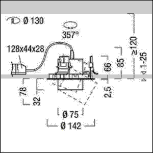 LED-Einbaustrahler V2-R S1700 #60715509